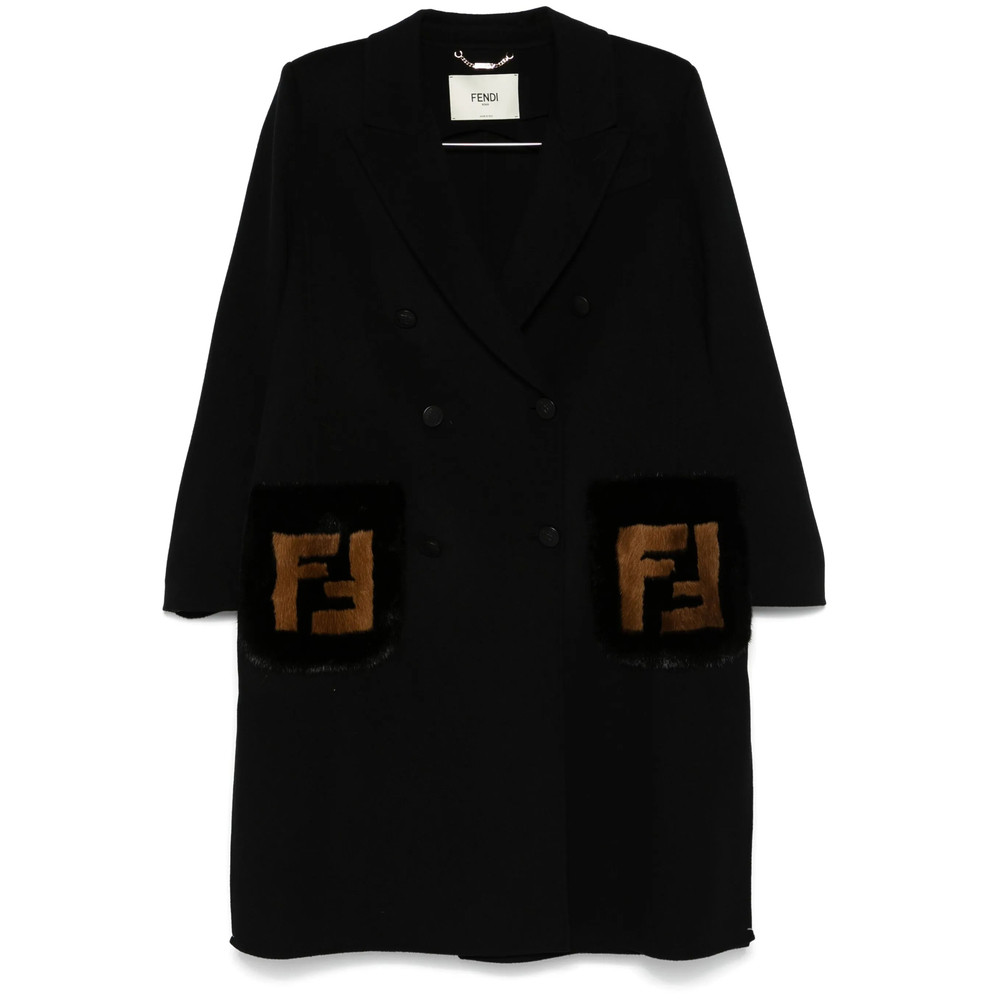 Fendi FF-fur Detailed Coat