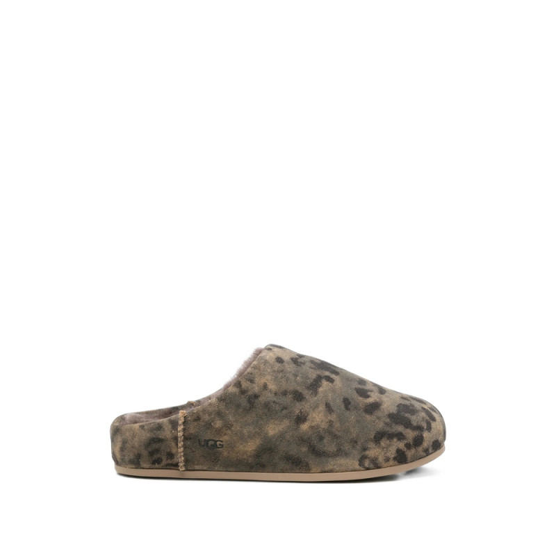 Ugg Elea Leopard-print Shearling Slippers