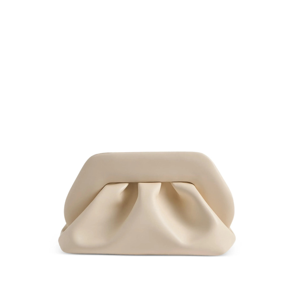 The-moirè Medium Bios Gathered Clutch Bag