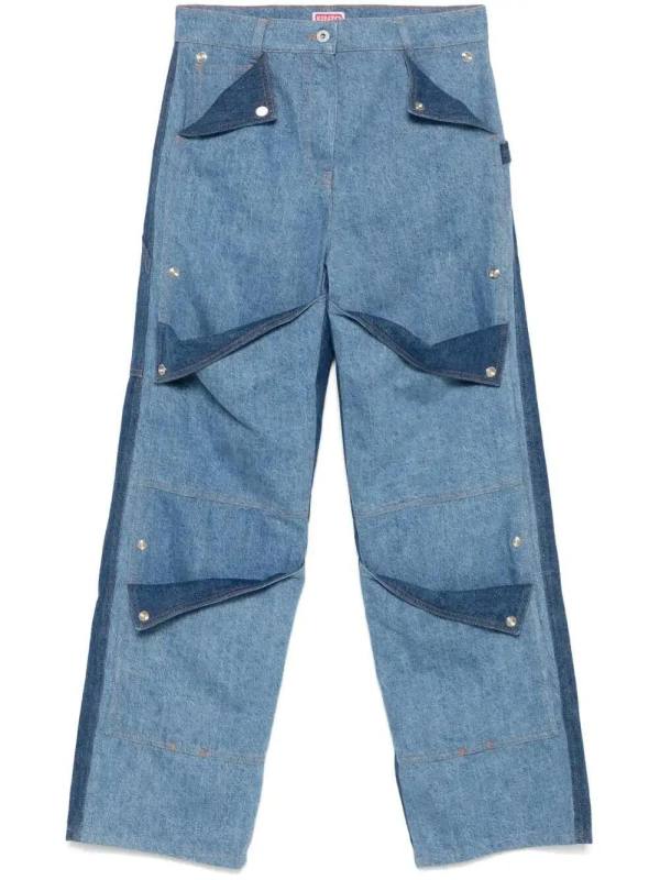 multi-pocket jeans