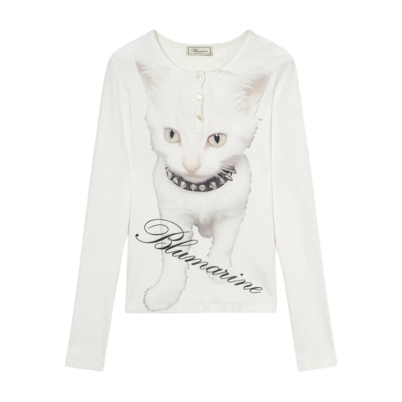 Blumarine Printed Jersey T-shirt