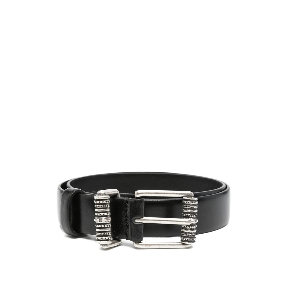 Ba & sh Buckle Leather Belt