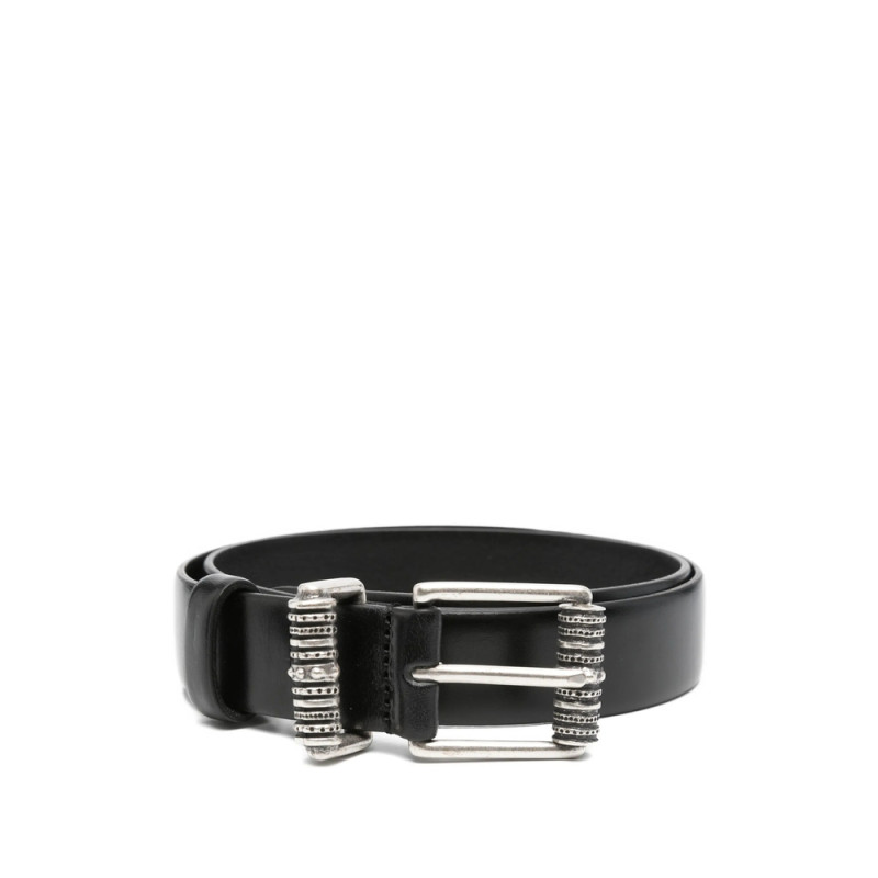 Ba & sh Buckle Leather Belt