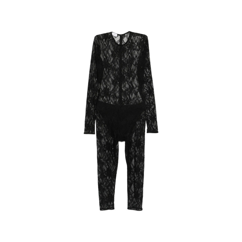 The Andamane Sheila Floral-lace Jumpsuit