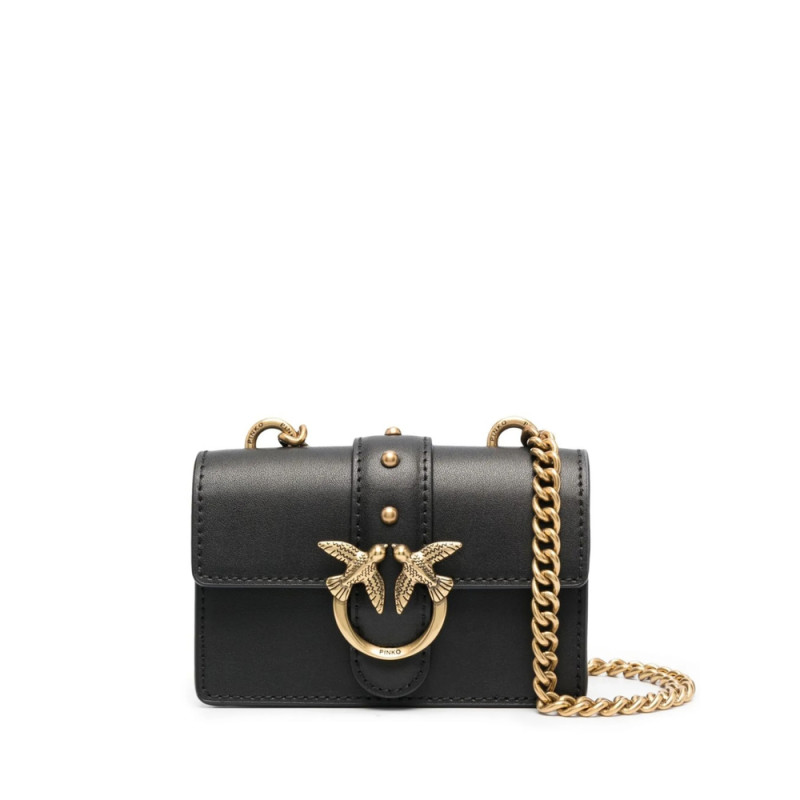 Pinko Love One Micro Leather Mini Bag