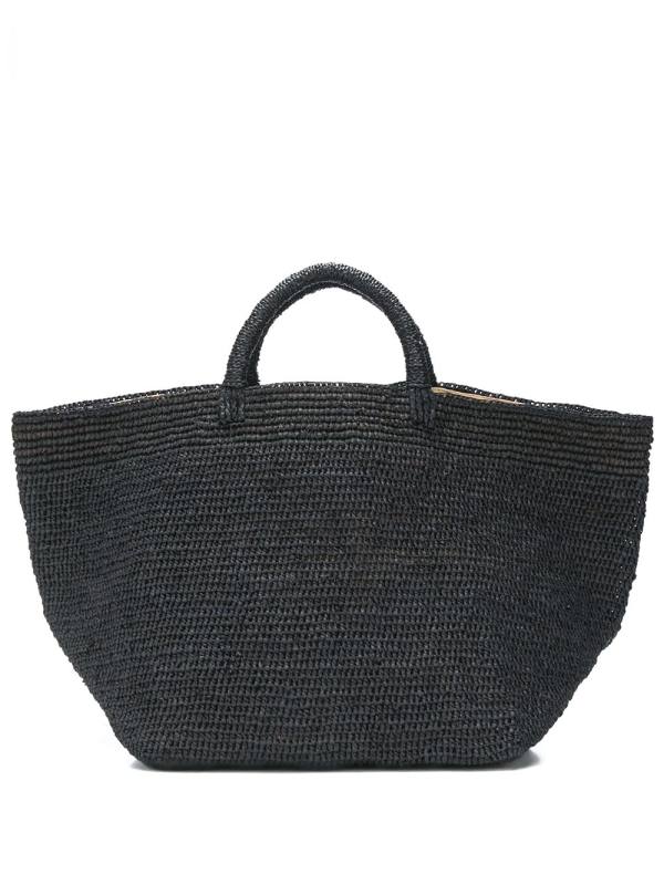 woven shopper tote