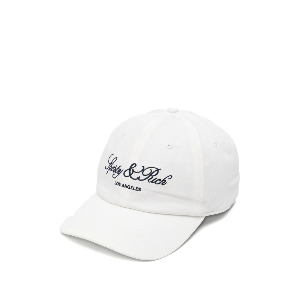 Sporty & Rich Logo-embroidered Baseball Cap