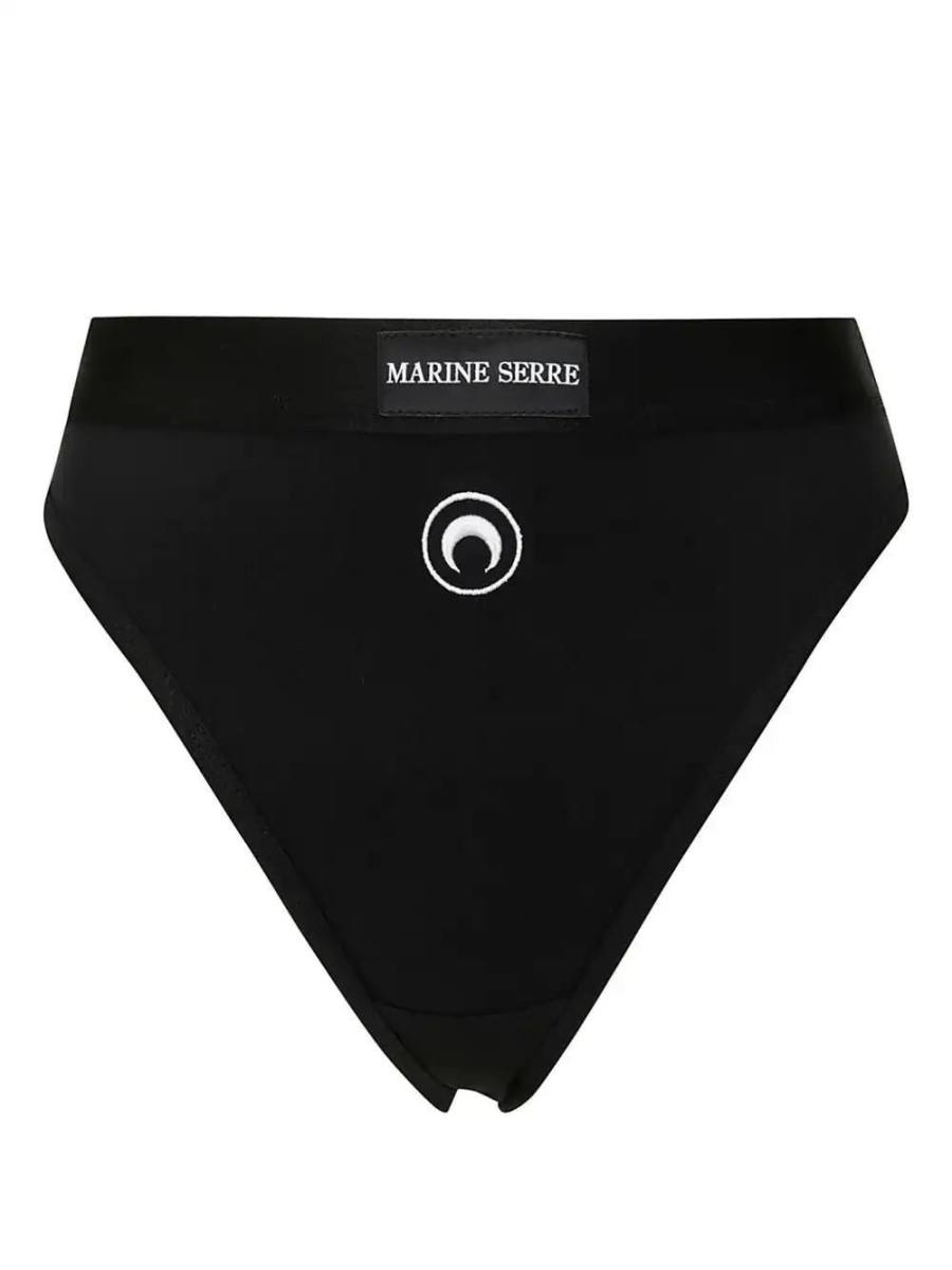 Crescent Moon-embroidered briefs