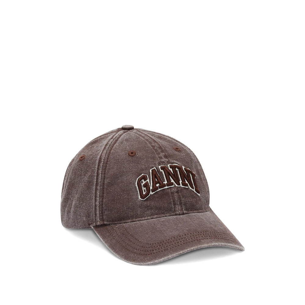 Ganni Logo-detail Baseball Cap