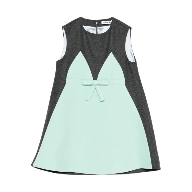 Vivetta Bow-detail Sleeveless Mini Dress