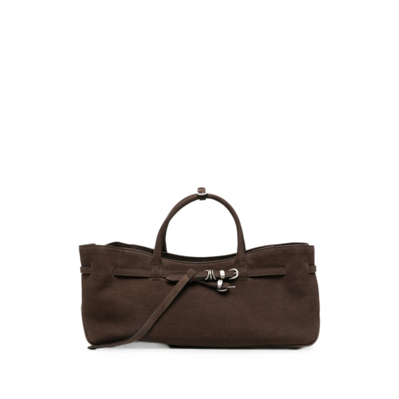 Margesherwood Grandma Used Belted Suede Tote Bag