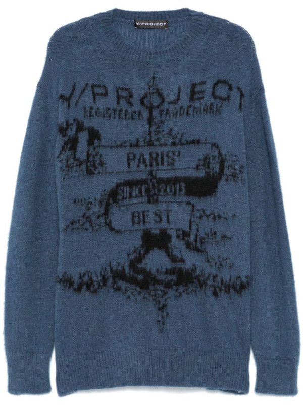 logo-print sweater