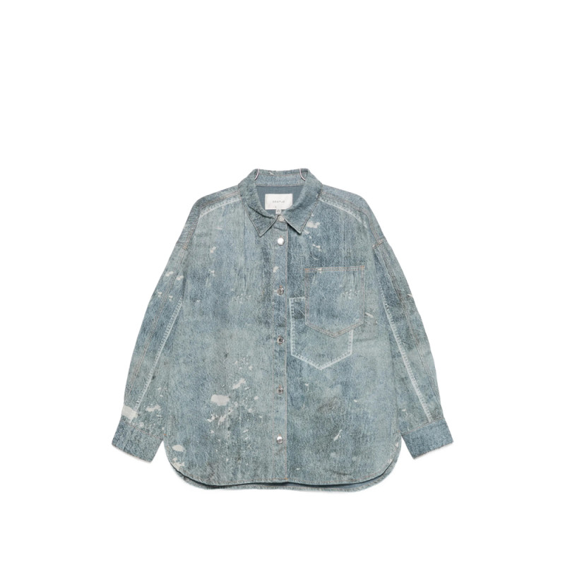 Gestuz Printed Pocket Shirt