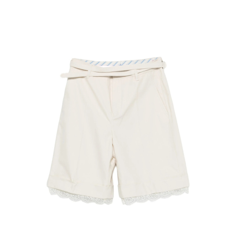 Vivetta Belted Lace Shorts