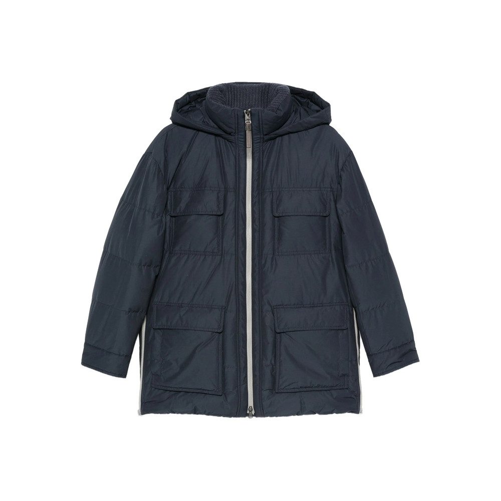 Brunello Cucinelli Hooded Flap-pocket Jacket