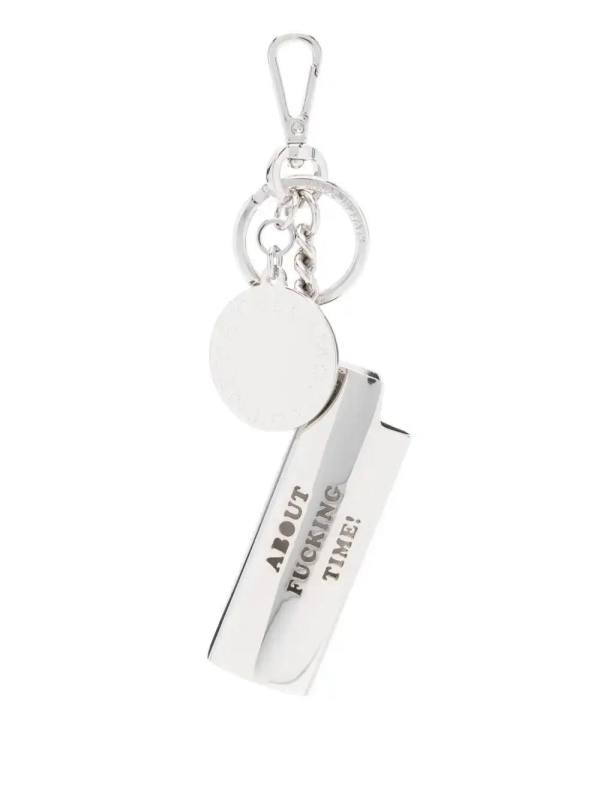 It's About F***ing Time keyring
