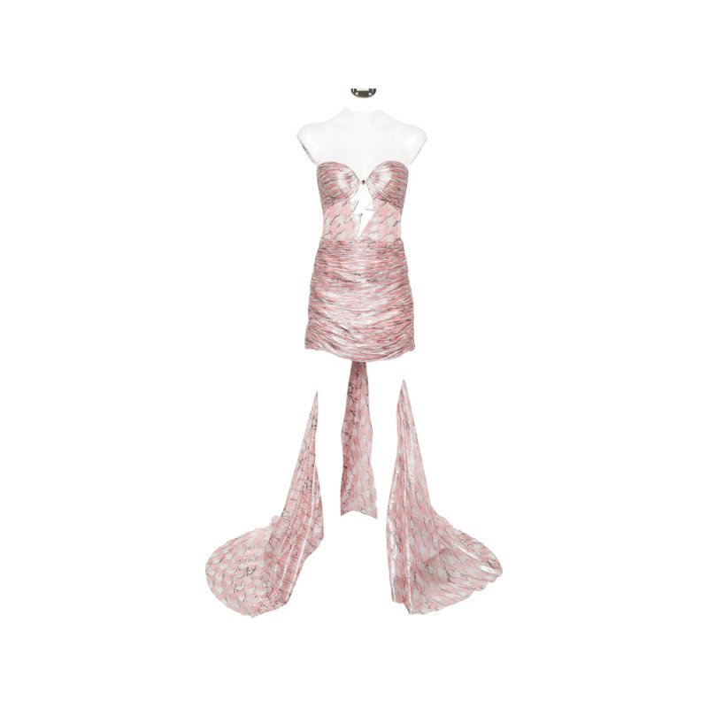 Maria Lucia Hohan Kelly Cut-out Ruched Mini Dress