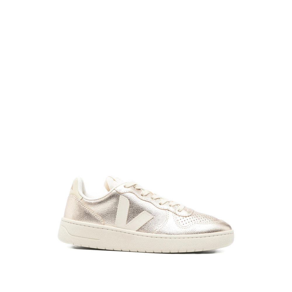 Veja V-10 Perforated-toe Sneakers