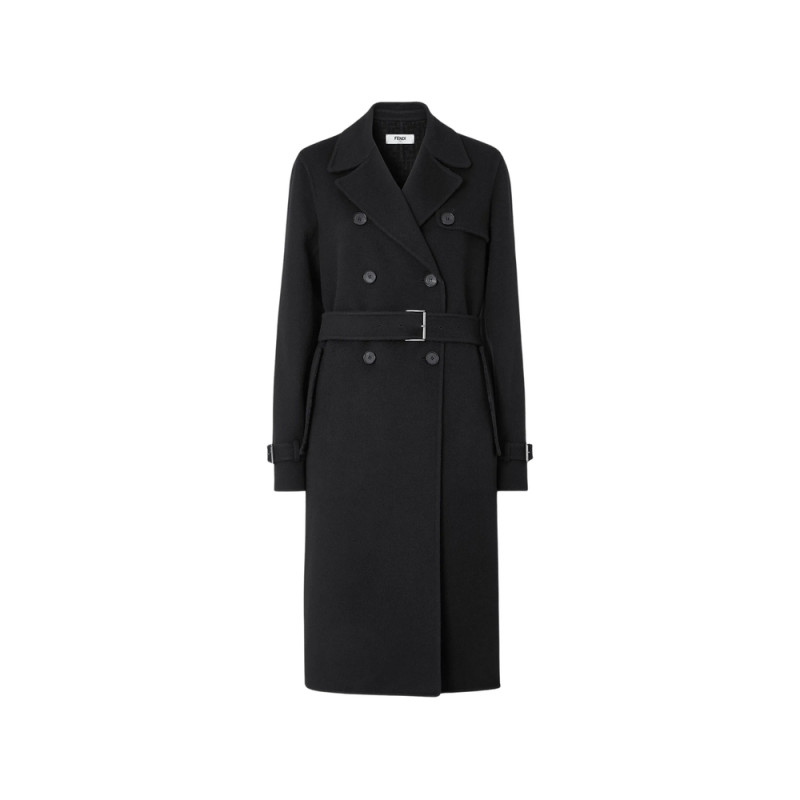 Fendi Double-breasted Belted Coat