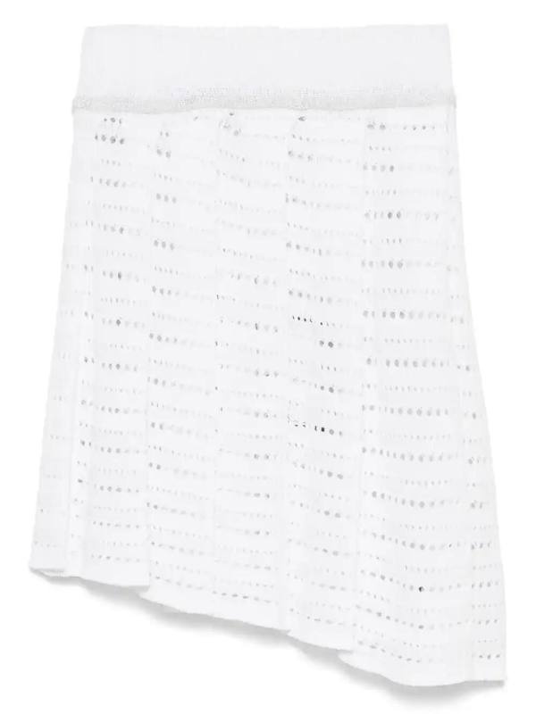 pleated mini skirt
