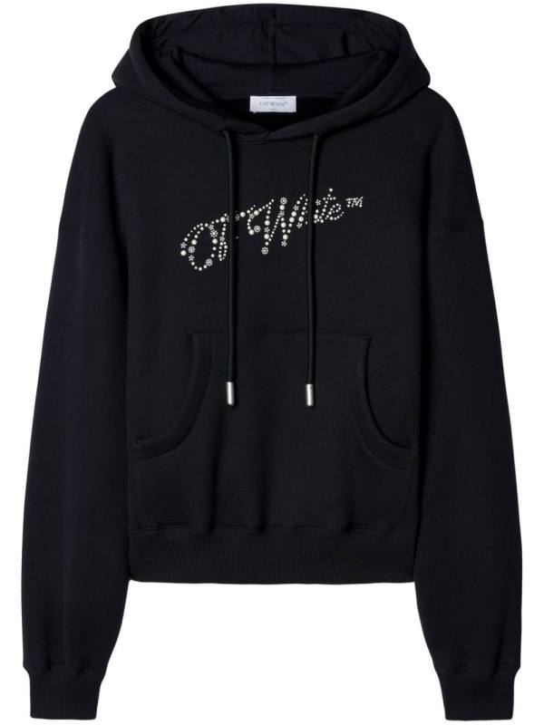 logo-embellished hoodie
