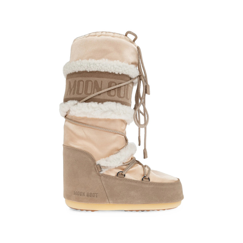 Moon Boot Icon Pearly Plus Pale Peach & Beige Boots