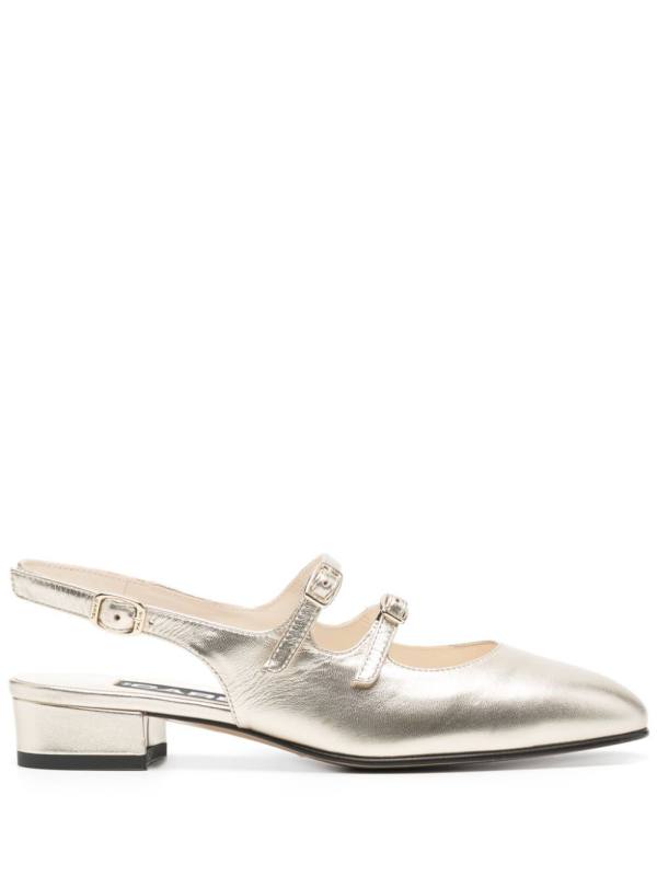 Peche 30mm leather pumps