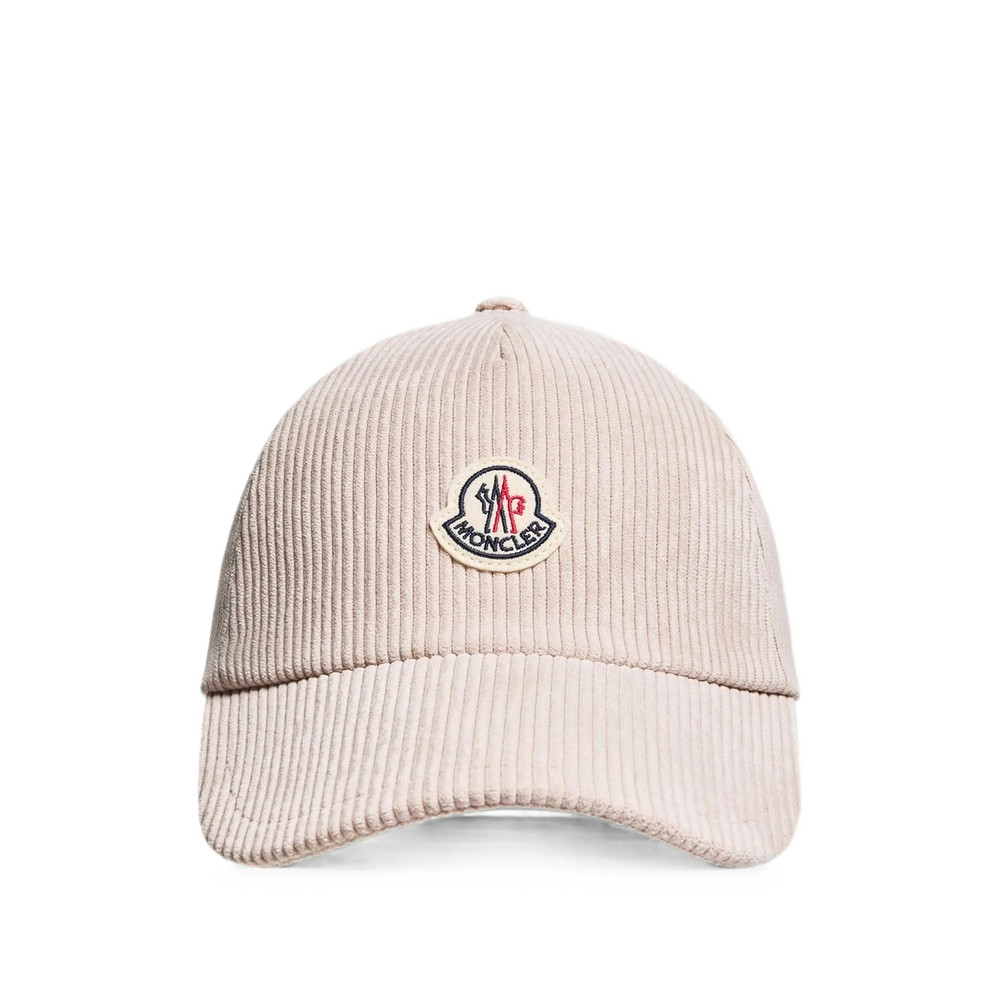 Moncler Corduroy Logo-patch Baseball Cap