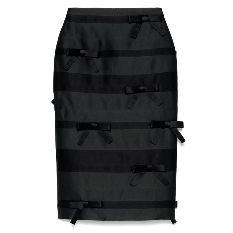 Markgong Bow-detailing Skirt