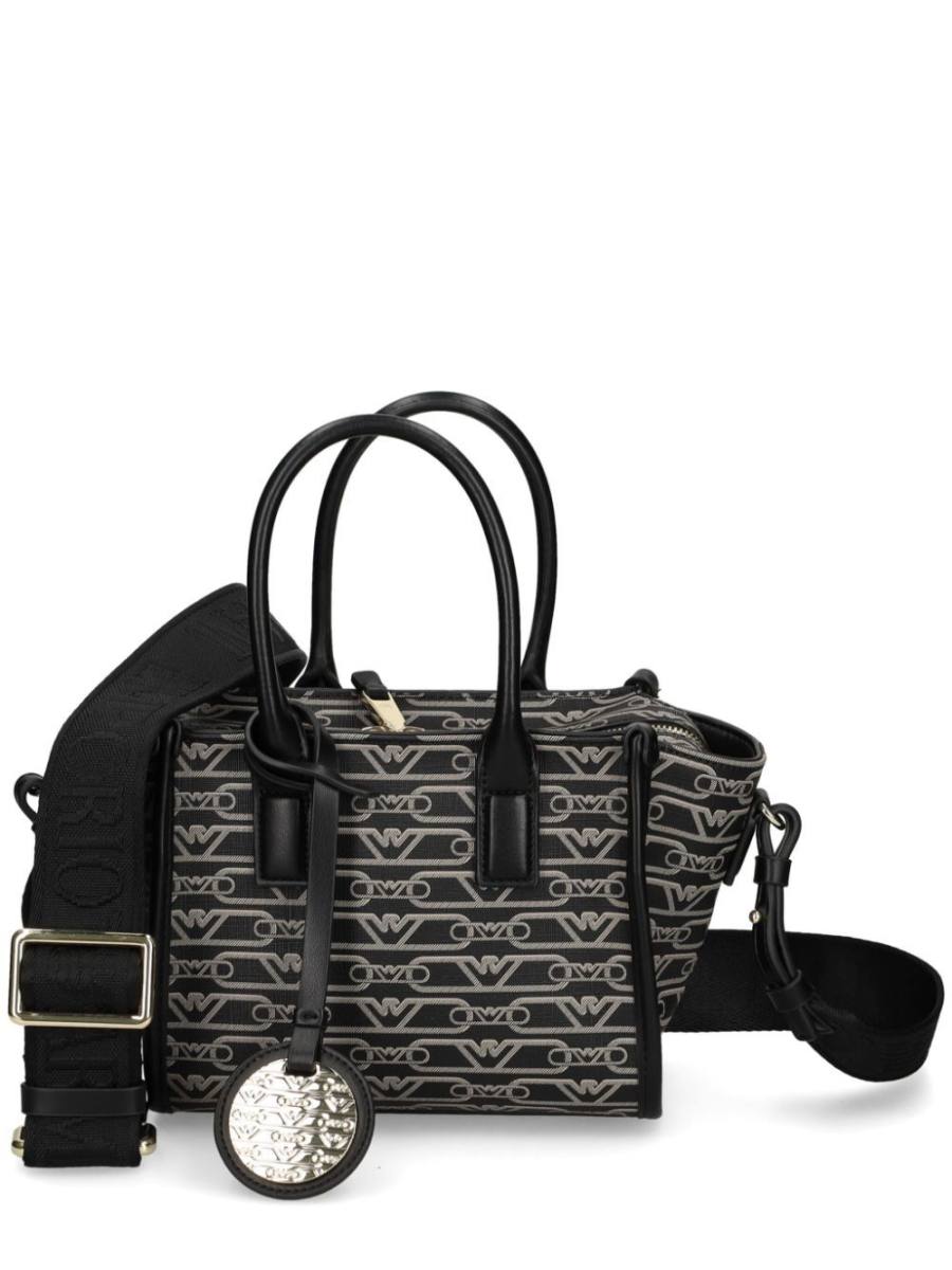 monogram-patterned mini bag