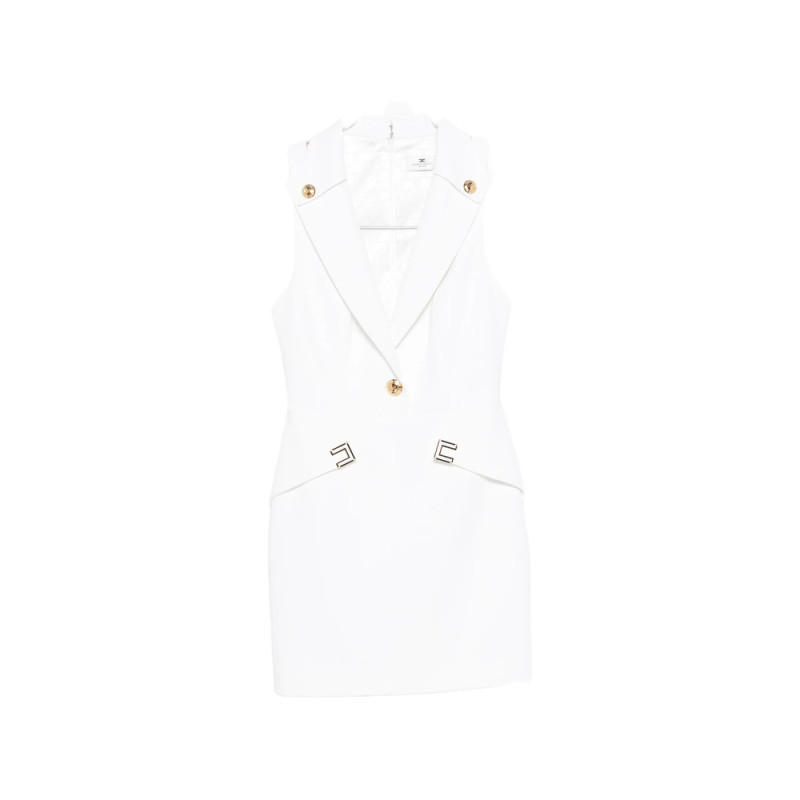 Elisabetta Franchi Logo-appliqué Mini Dress