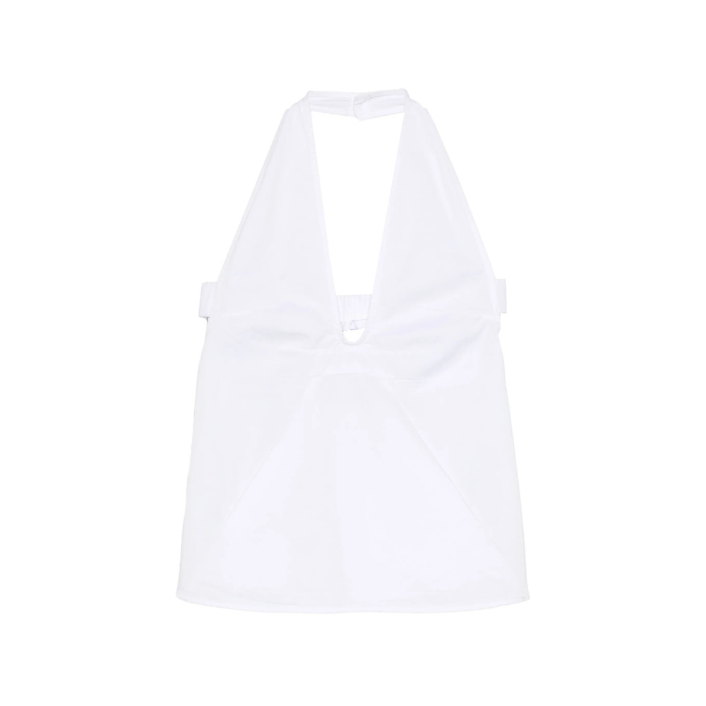 Gimaguas Elise V-neck Open-back Top