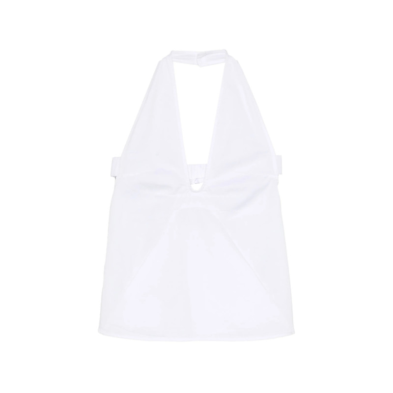 Gimaguas Elise V-neck Open-back Top