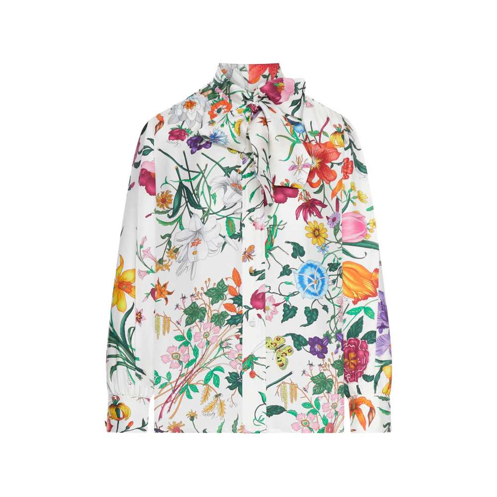 Gucci Printed Silk Shirt