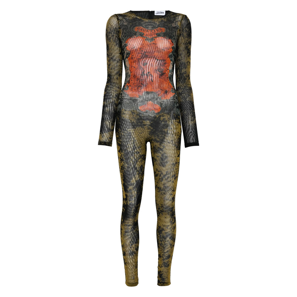 Jean Paul Gaultier Abstract-print Jumpsuit