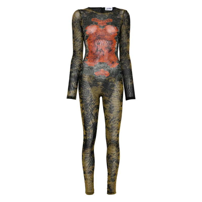 Jean Paul Gaultier Abstract-print Jumpsuit