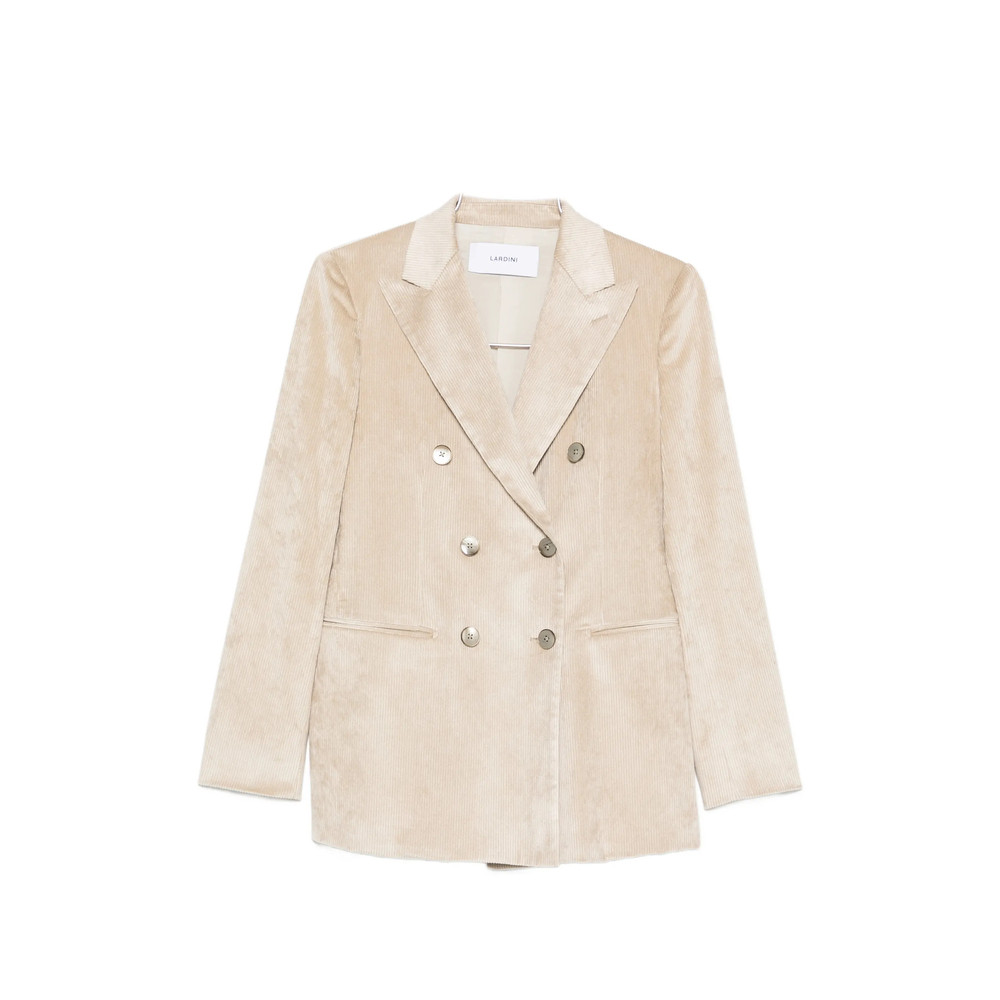 Lardini Double-breasted Corduroy Blazer