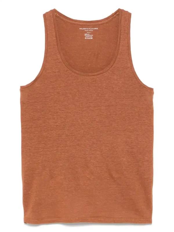 scoop-neck tank top