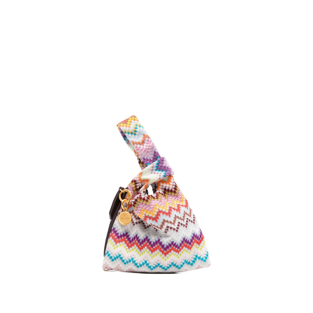 Missoni Raschel Zig Zag Handle Tote Bag