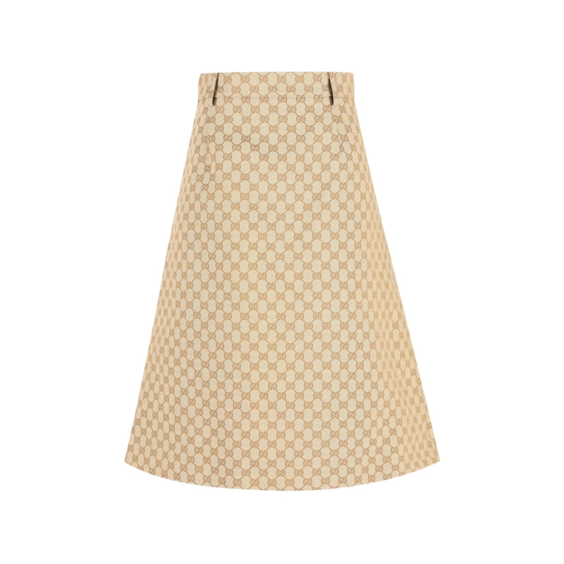 Gucci Belt-loops Midi Skirt