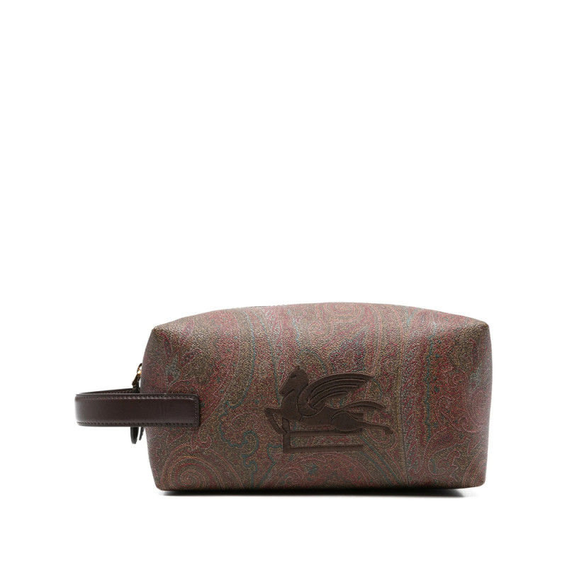 Etro Embroidered-logo Wash Bag