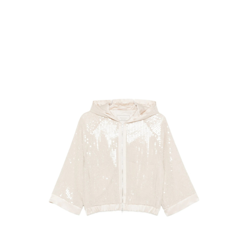 Peserico Zip Fastening Hooded Jacket