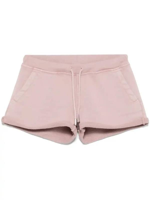 logo-print track shorts