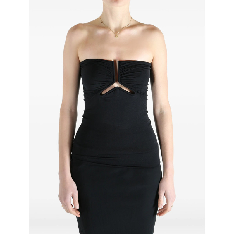 Rick Owens Ruched-effect Tube Top