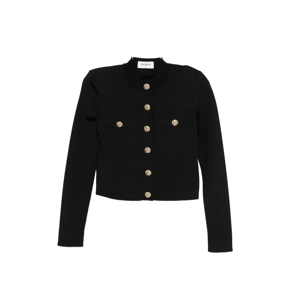 Balmain Embossed-button Cardigan