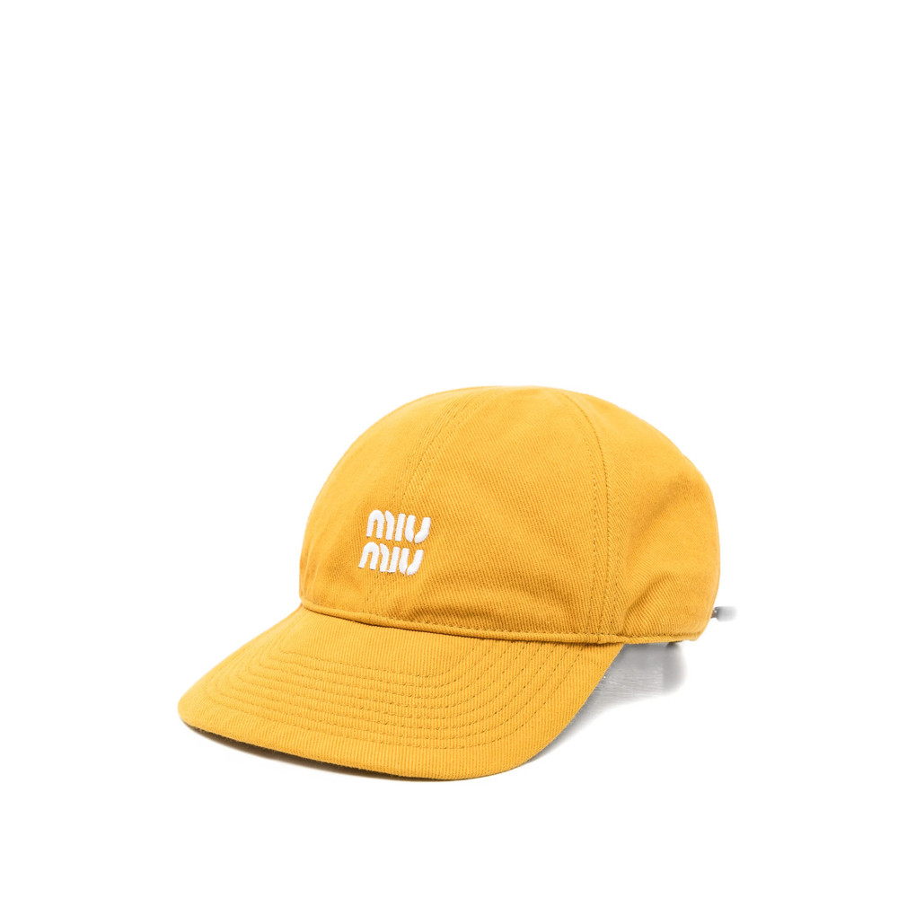 Miu Miu Logo-embroidered Hat