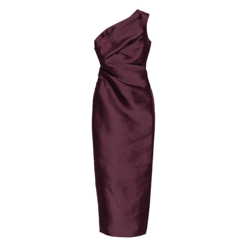 Solace London Kira One-shoulder Maxi Dress
