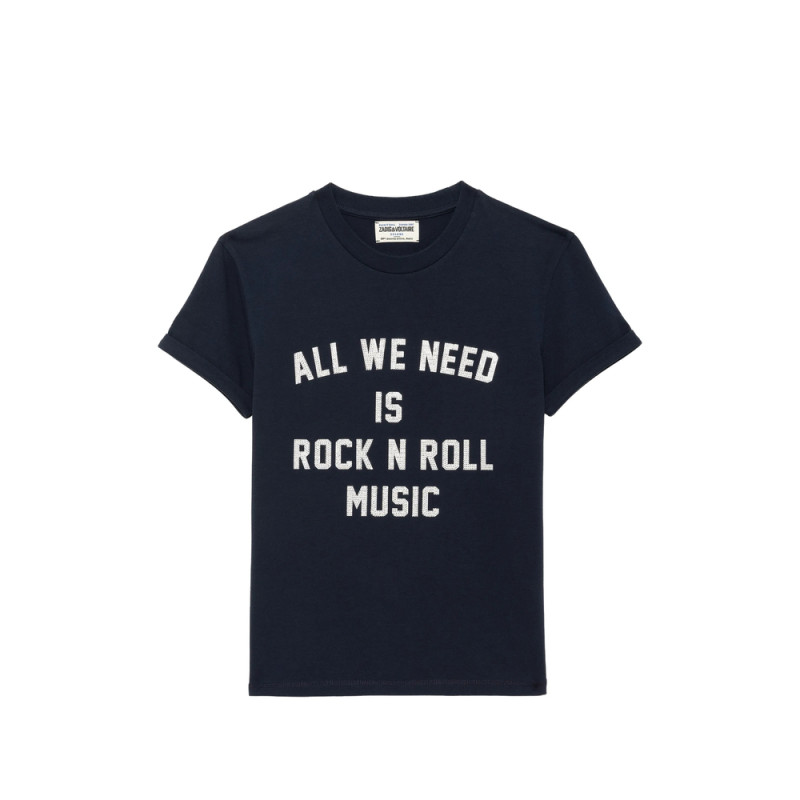 Zadig & Voltaire Walk Strass-embellished Slogan-print T-shirt