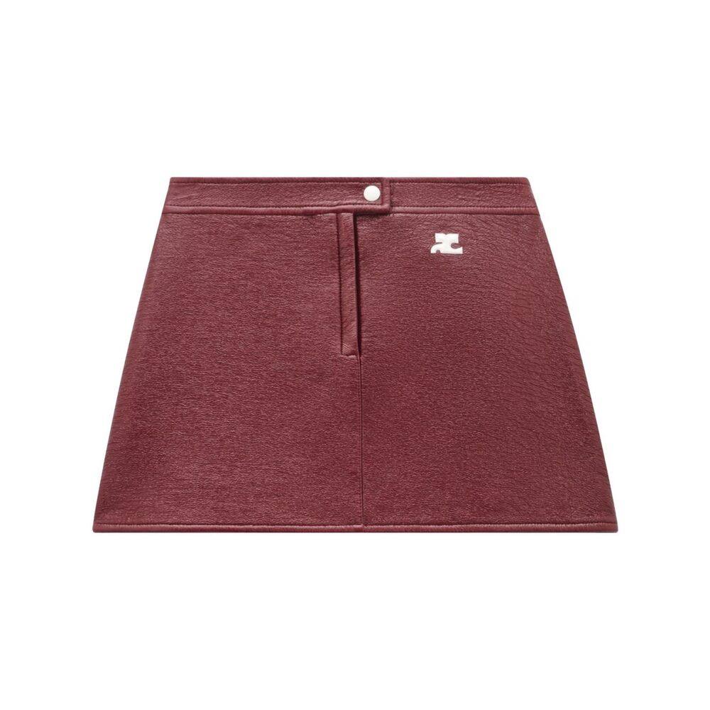 Courrèges Vinyl A-line Mini Skirt