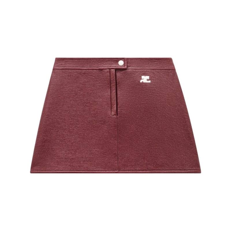 Courrèges Vinyl A-line Mini Skirt